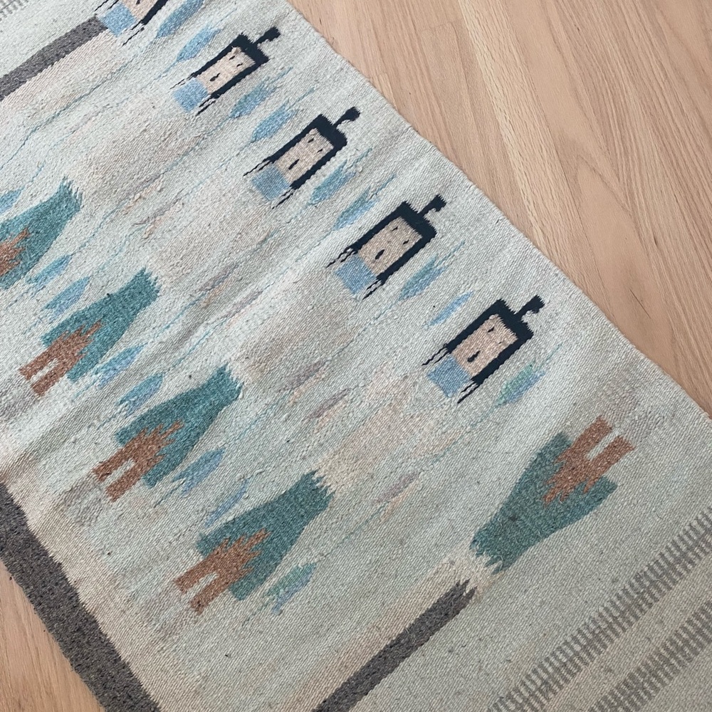 Vintage Aztec SW Woven Runner Rug